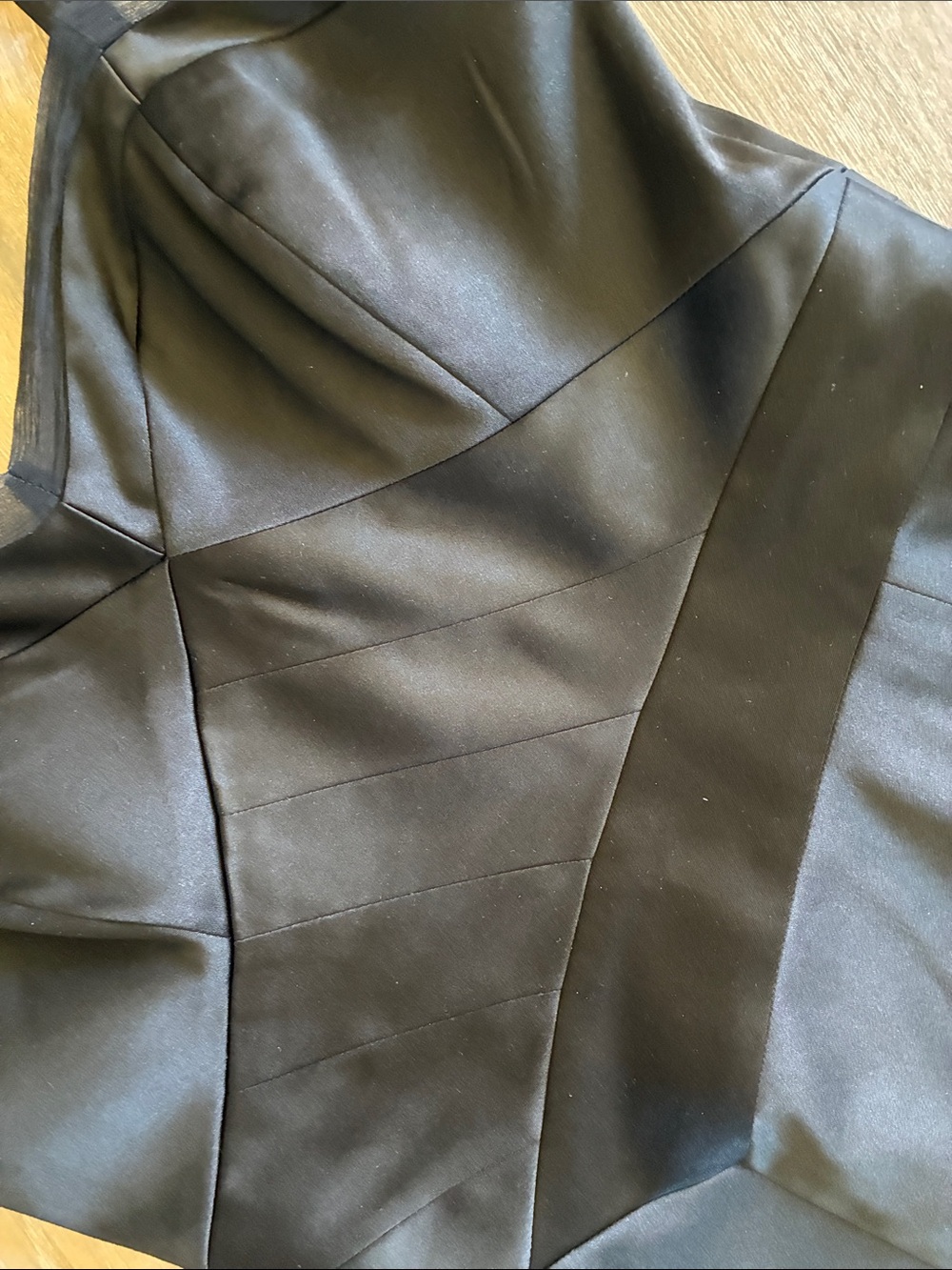 BCBG Little Black Strappy Mini Dress - Picture 10 of 12